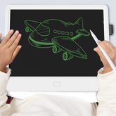 لوح رسم إلكتروني للاطفال شاشة LCD ابيض
